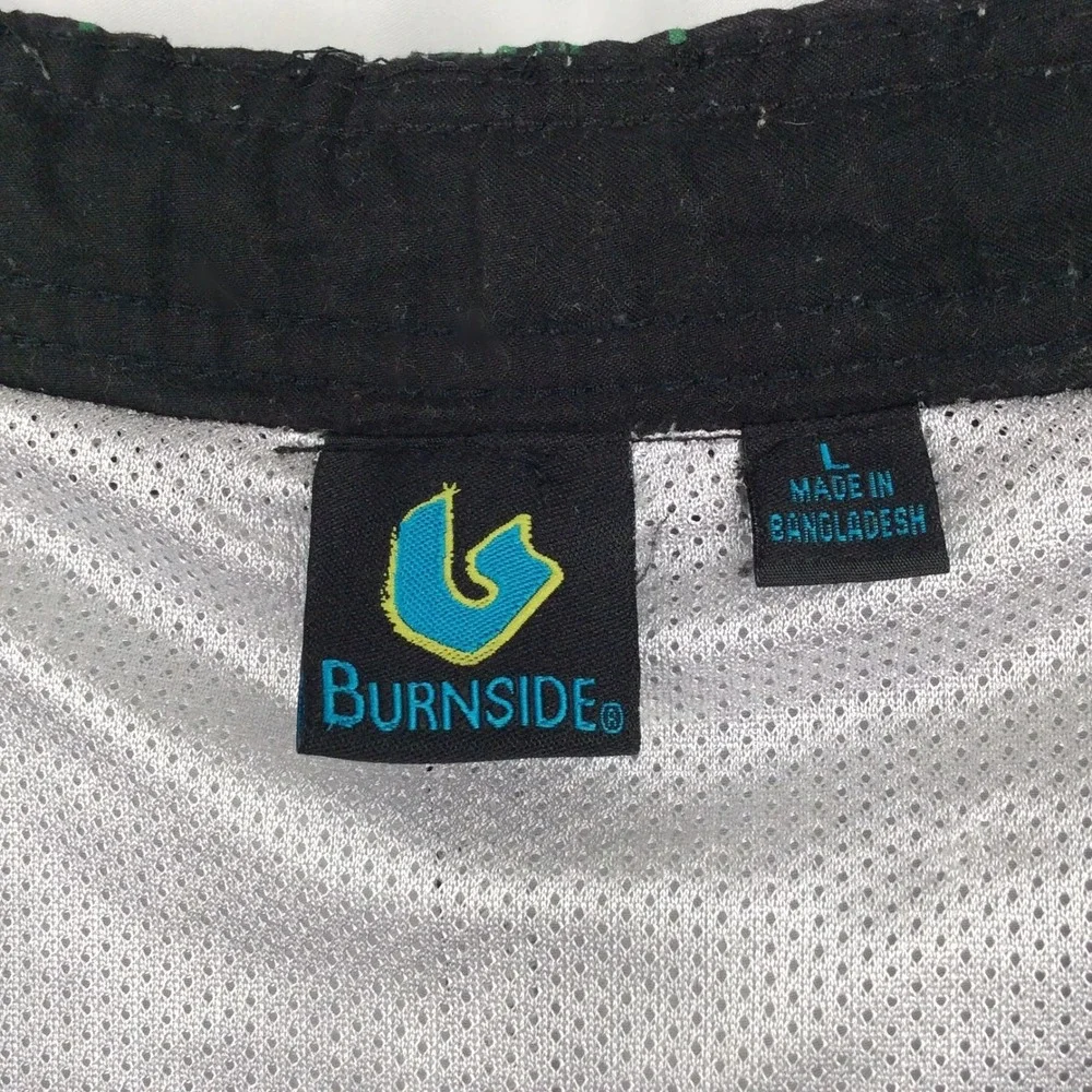 Burnside Men's Swim Trunks Shorts Size Large Plaid Bermuda Lined 42